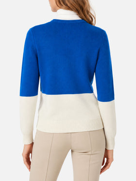 Neuer Queen-Pullover mit Courma-Postkarten-Jacquard 