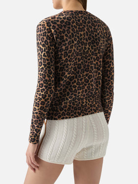 New Queen crewneck with animalier print