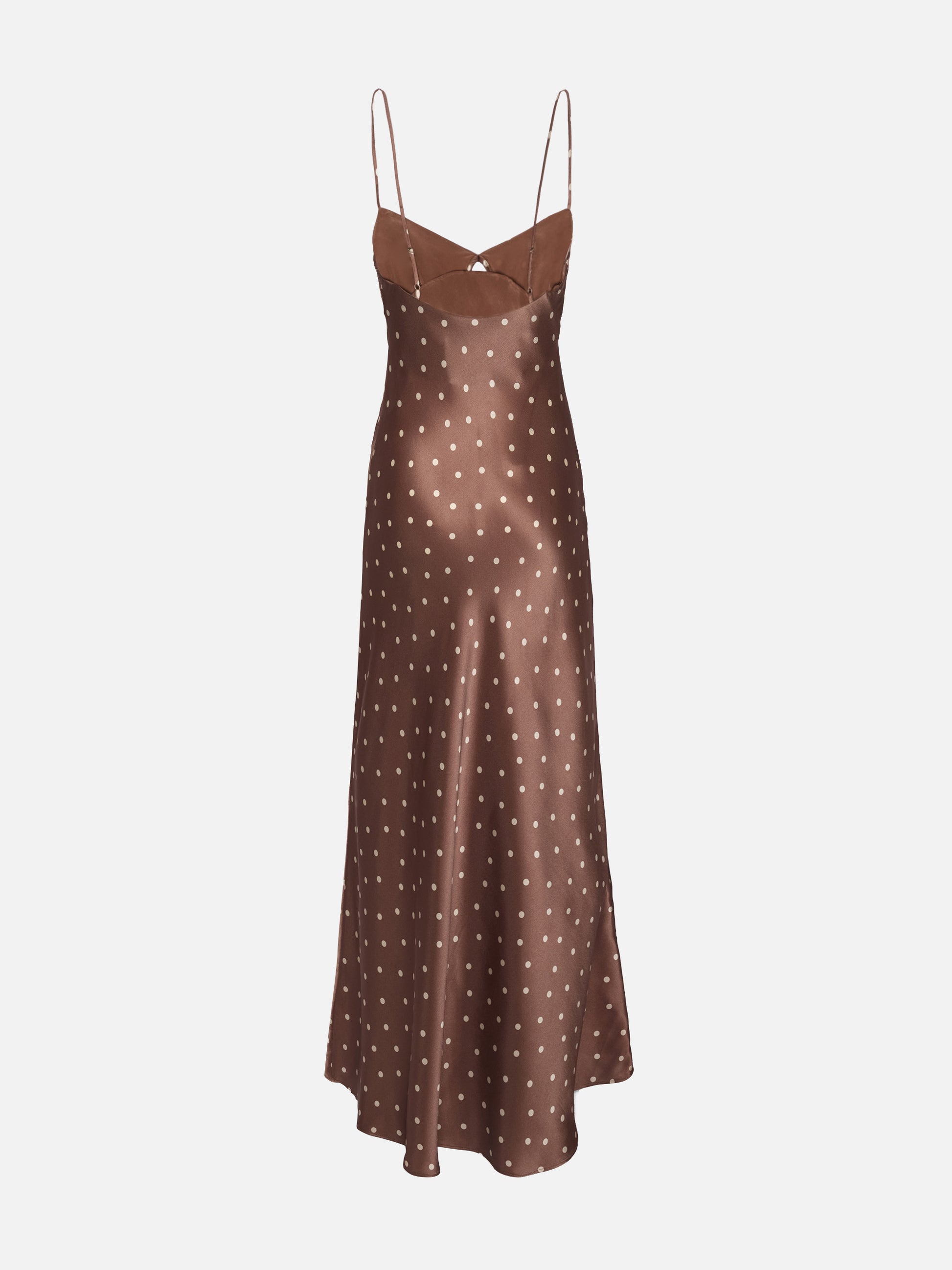Ravel pure silk slim dress with polka dots print – MC2 Saint Barth