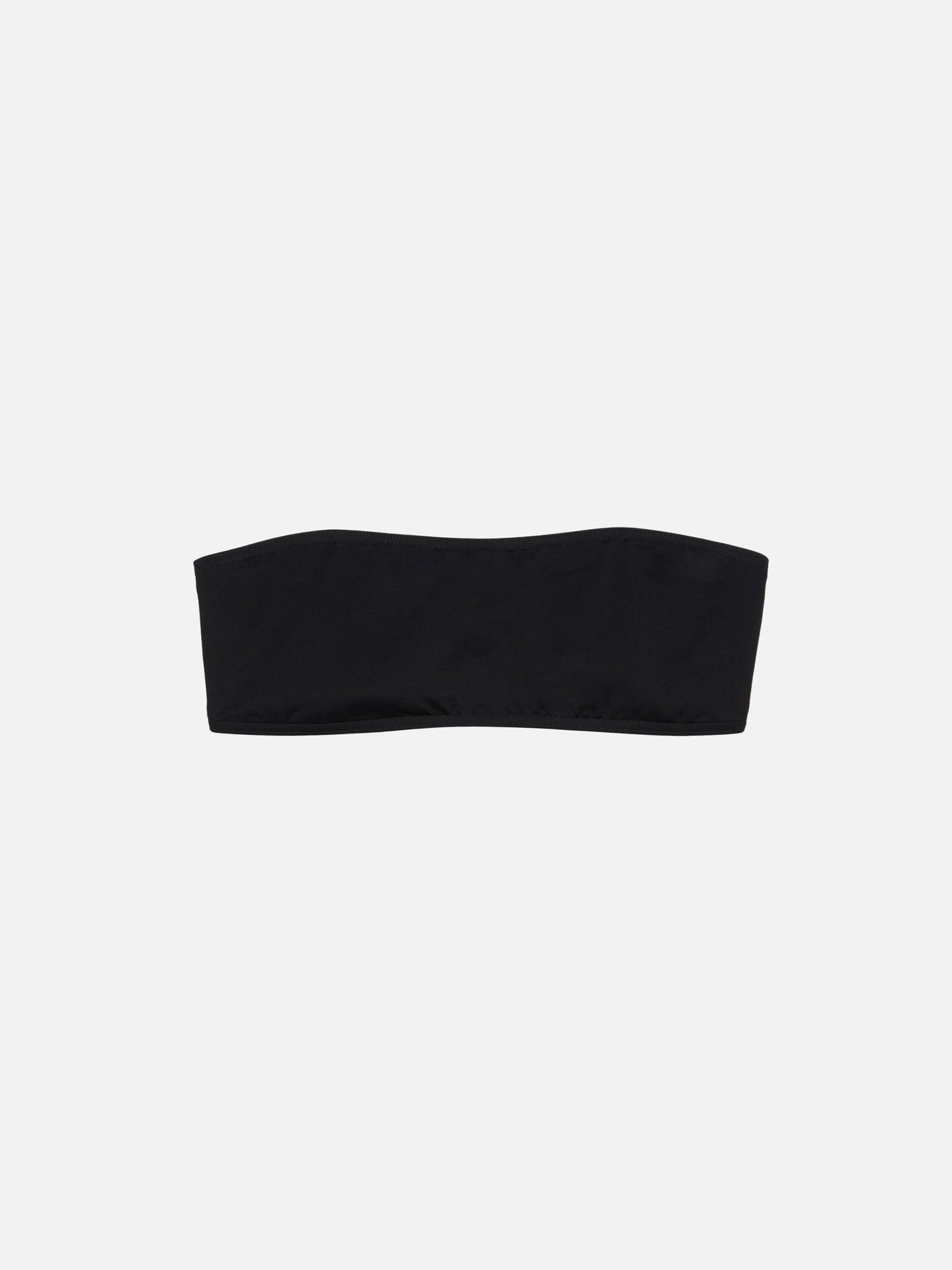 Schwarzes Bandeau-Top Rebby