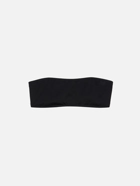 Schwarzes Bandeau-Top Rebby