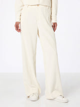 Woman beige corduroy-like pants Rebella