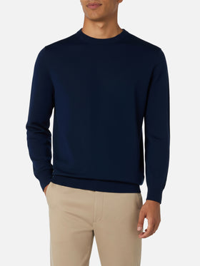 Crewneck sweater Regent in 100% MERINO WOOL