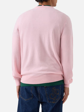 Sudadera con cuello redondo Regent en rosa 
