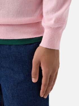 Sudadera con cuello redondo Regent en rosa 