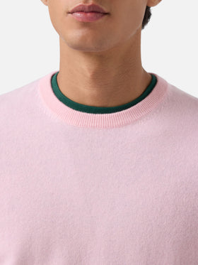 Sudadera con cuello redondo Regent en rosa 