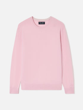 Sudadera con cuello redondo Regent en rosa 