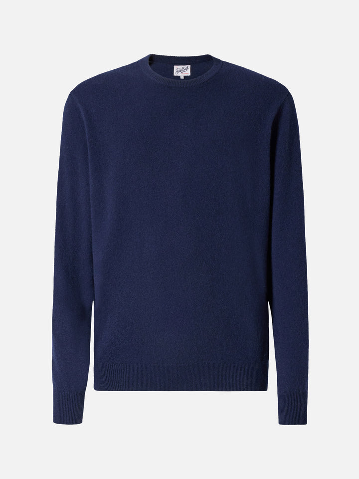 Maglione Regent in 100% CASHMERE blu notte