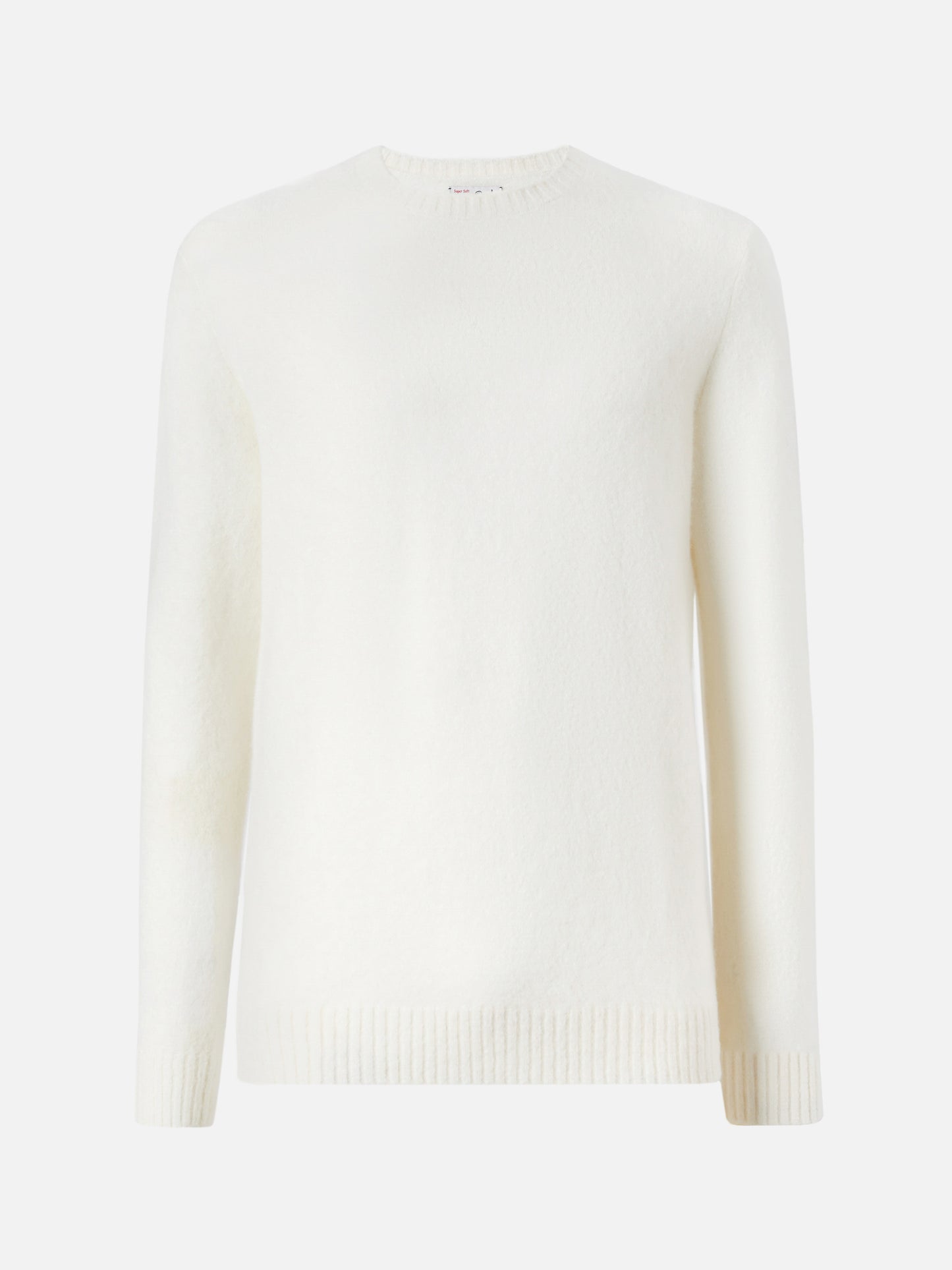 Maglione Regent in alpaca stretch bianco