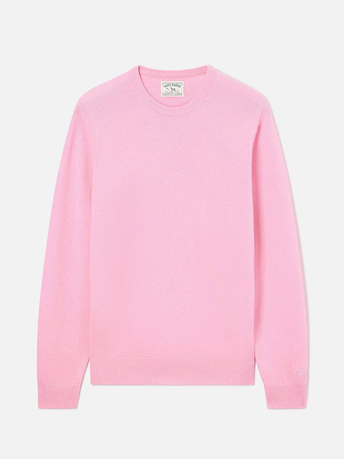 Pink Regent lambswool crewneck