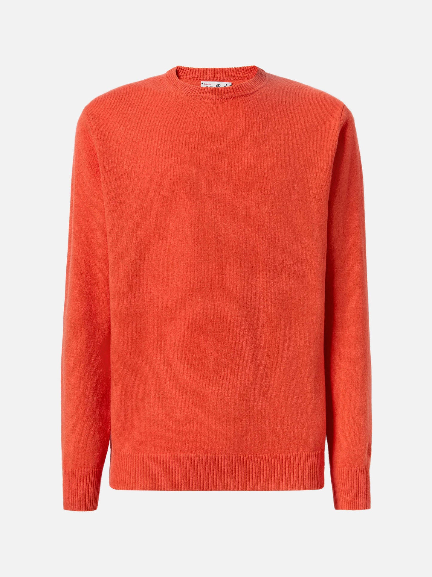 Maglione Regent in lambswool arancio