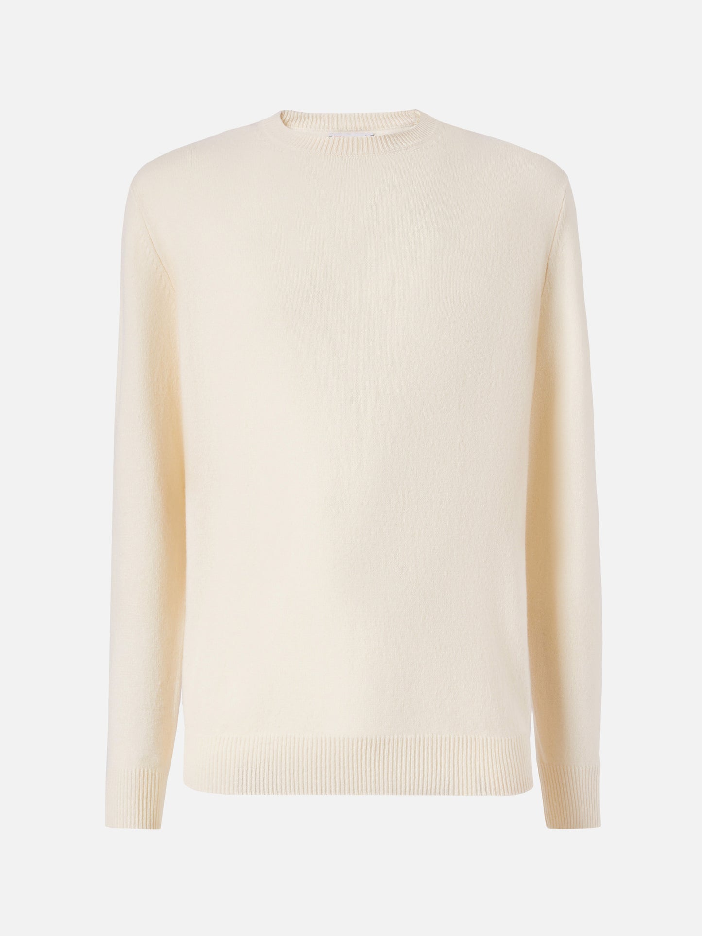 Maglione Regent in lambswool bianco