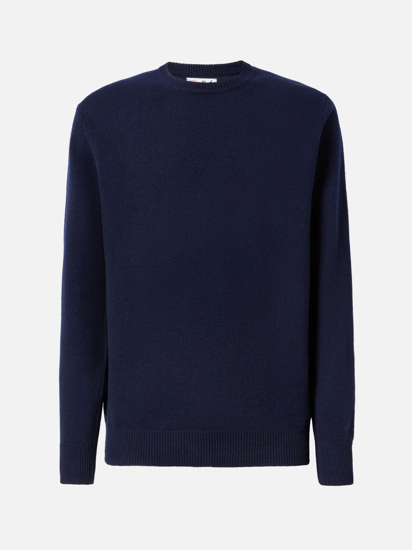Maglione Regent in lambswool blu notte