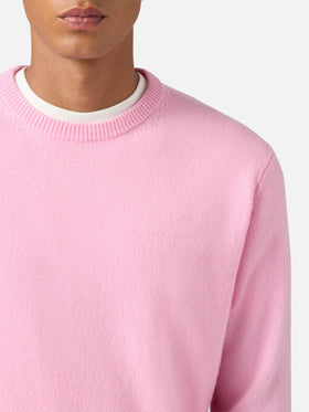 Regent pink lambswool sweater