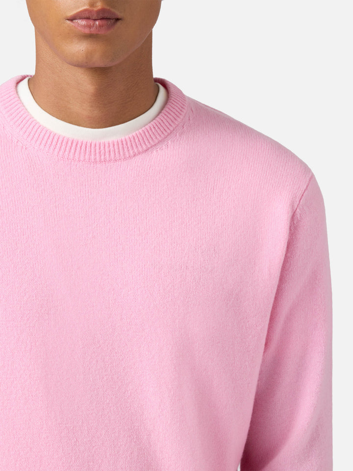 Regent pink lambswool sweater
