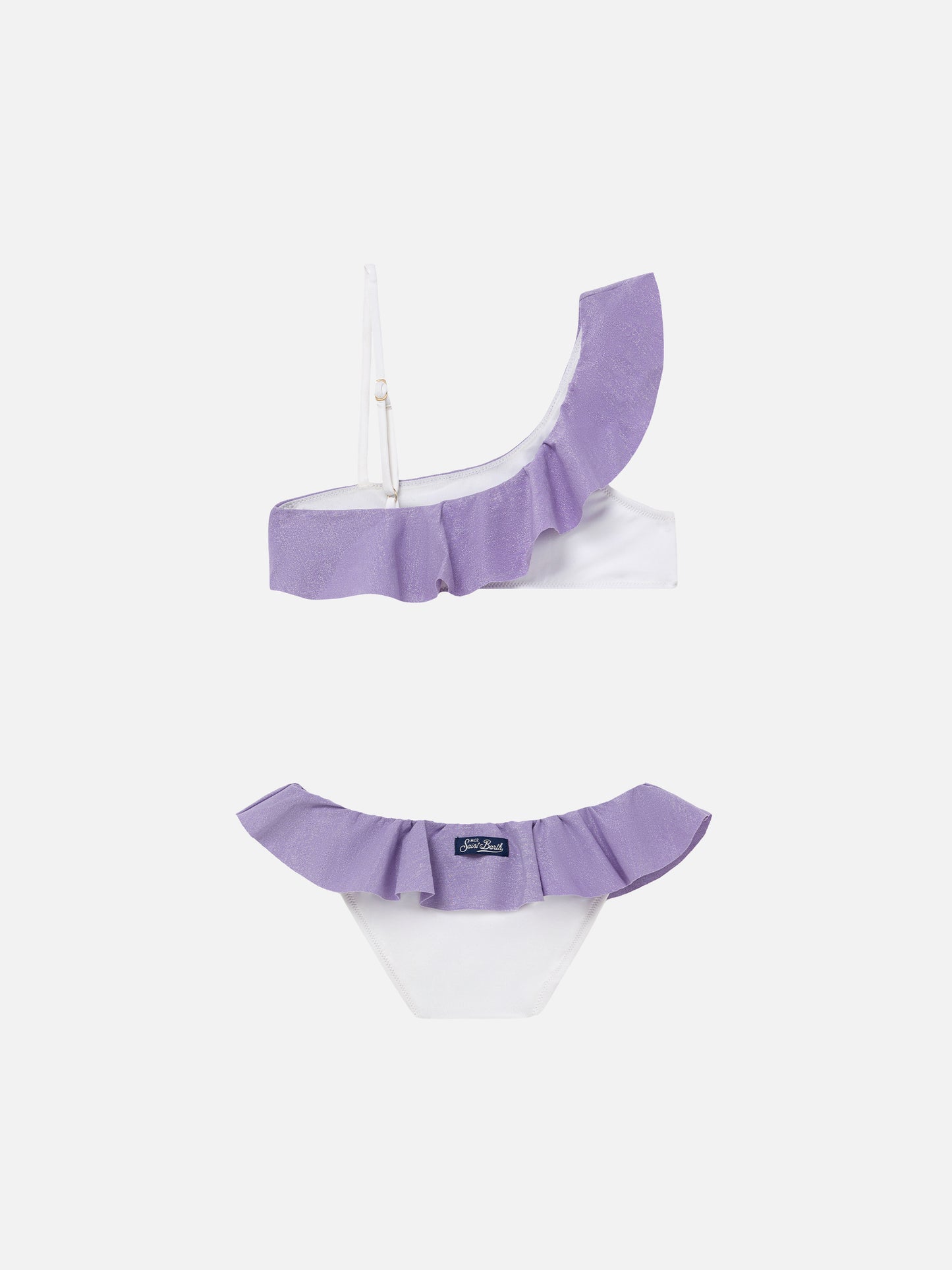 One shoulder ruffled girl bikini - MC2 Saint Barth