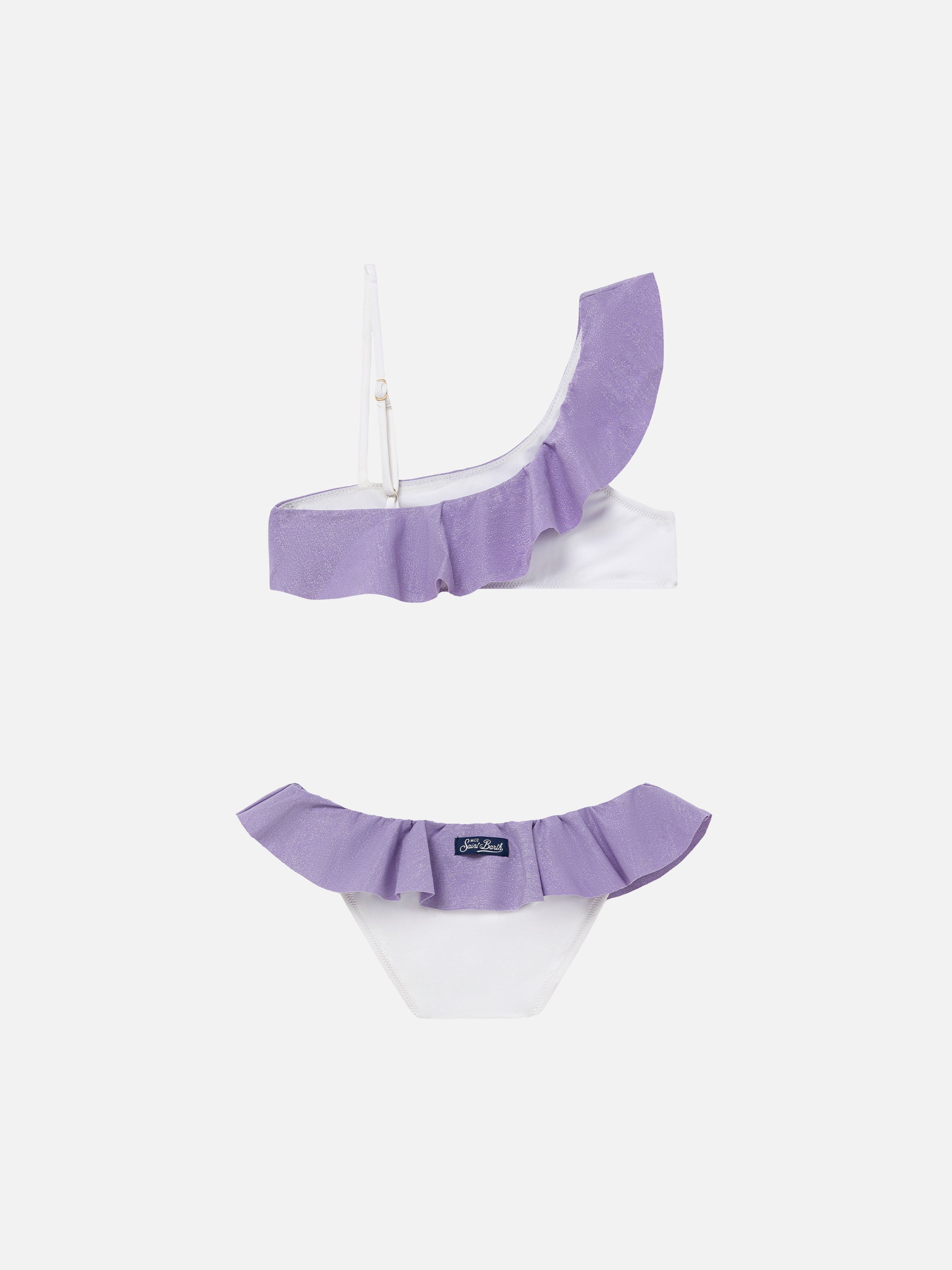 One shoulder ruffled girl bikini - MC2 Saint Barth