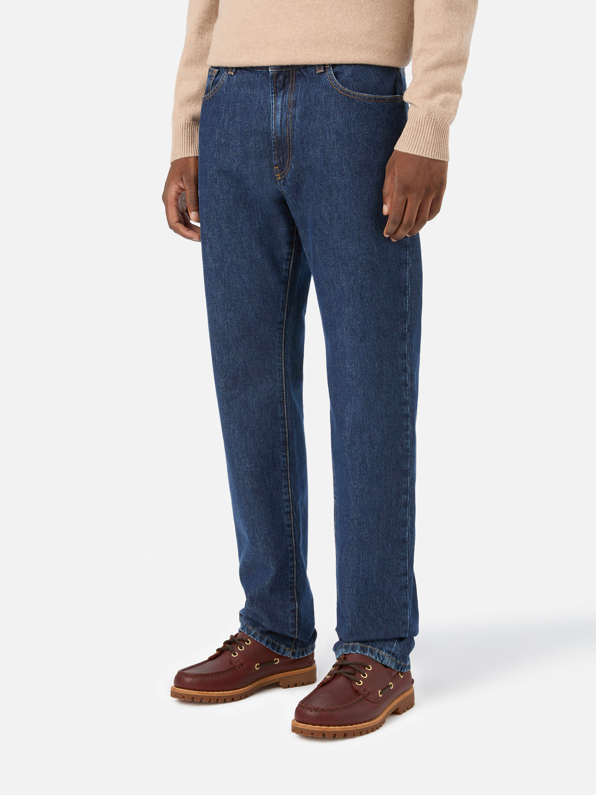 Leichte blue Riverdale Denim-Jeans mit Stone-Wash-Finish 