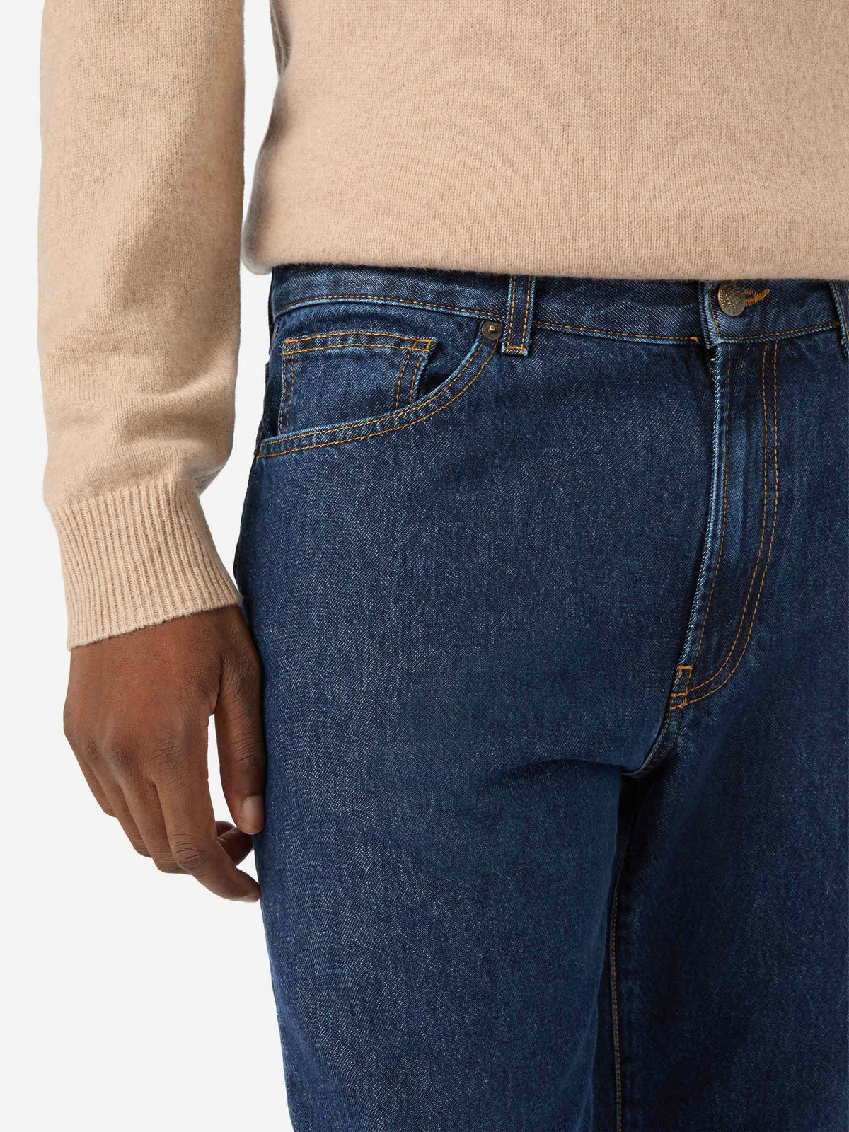 Leichte blue Riverdale Denim-Jeans mit Stone-Wash-Finish 