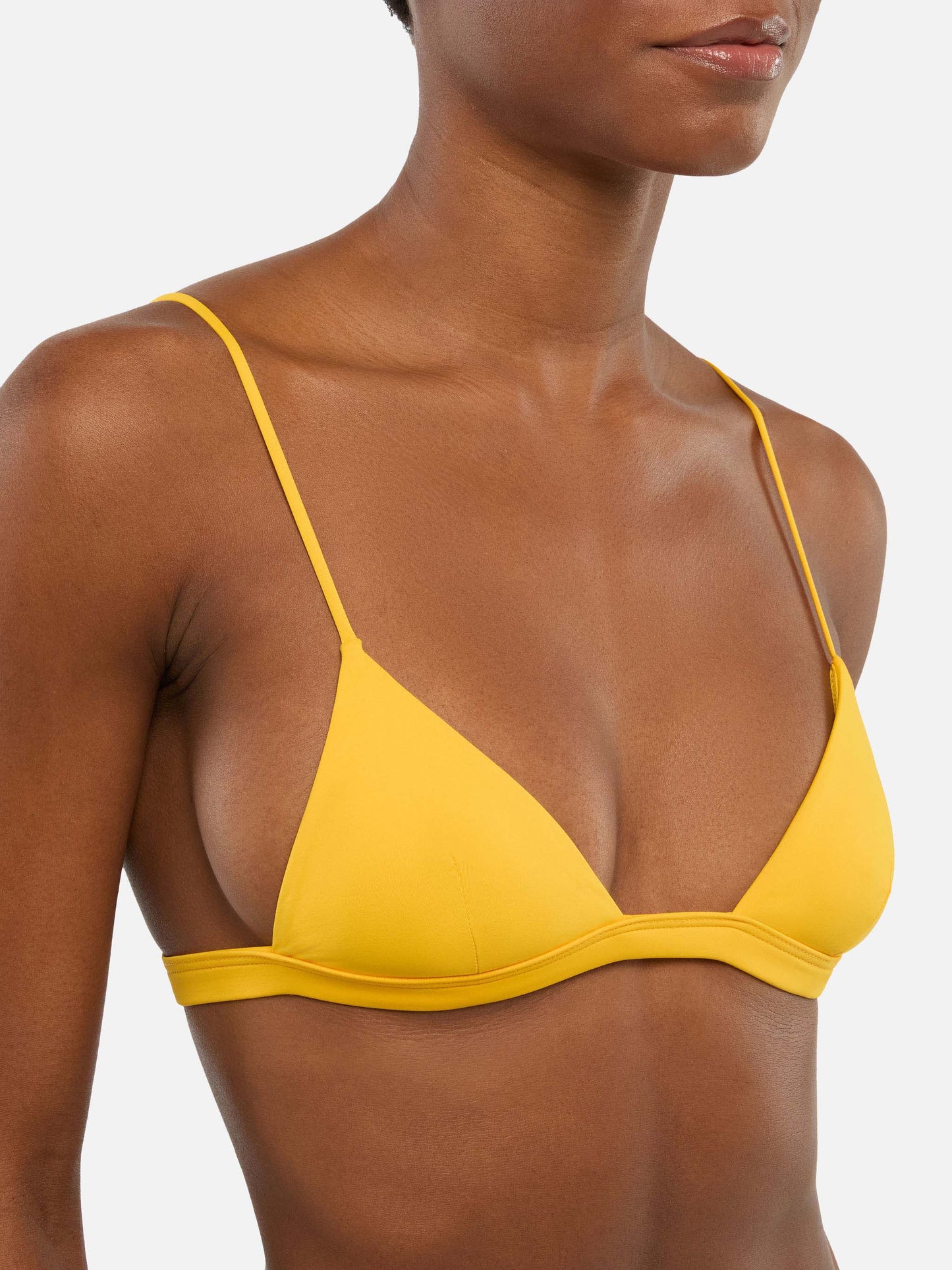 Rylie yellow triangle top - Jodene slip mare sgambato giallo