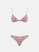 Damen-Triangel-Bikini mit Blumenmotiv Rylie Lido