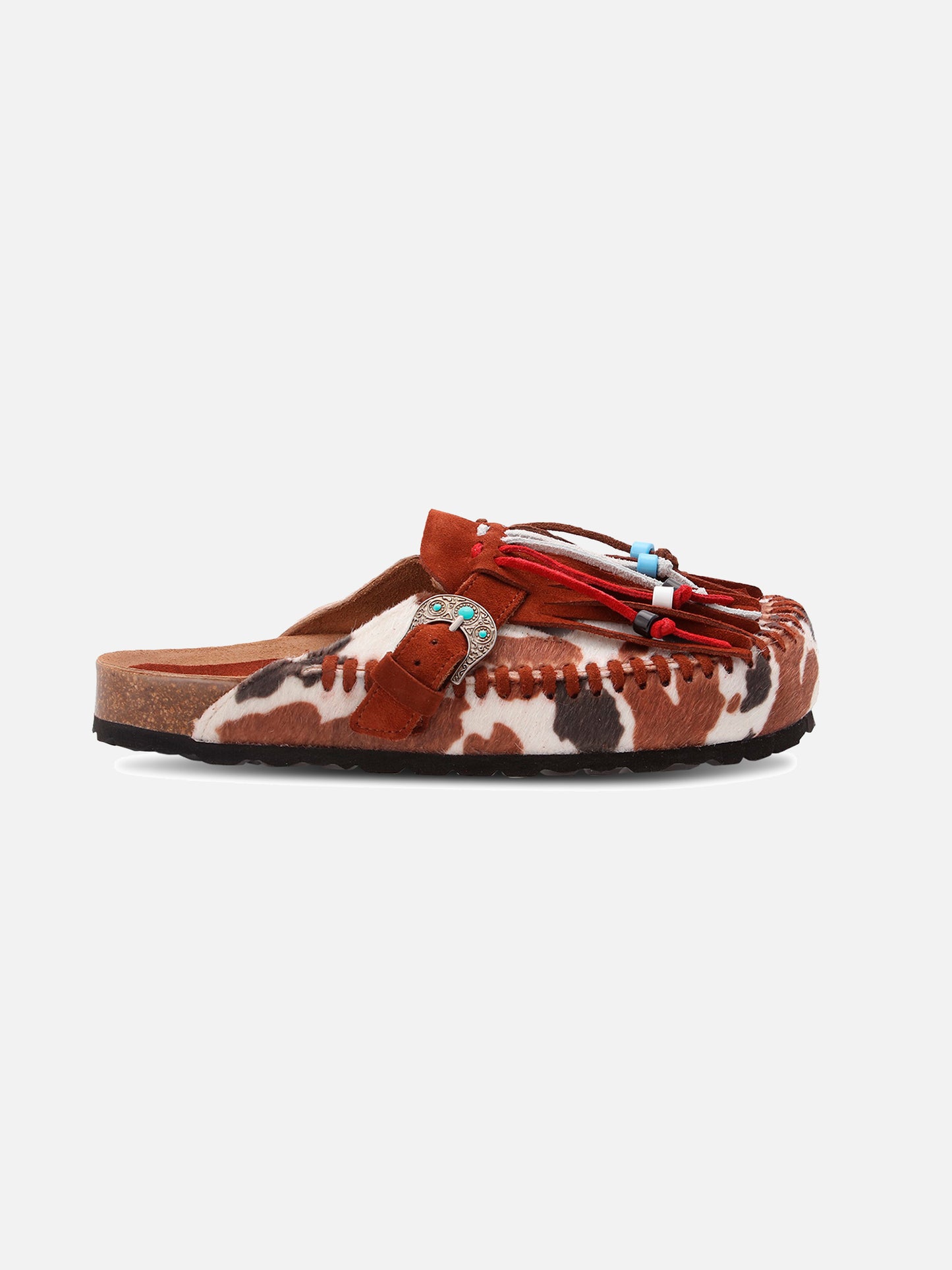 Caribe sandals in cavallino muccato | TAJI SPECIAL EDITION