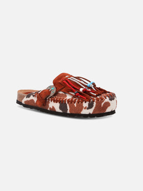 Caribe sandals in cavallino muccato | TAJI SPECIAL EDITION