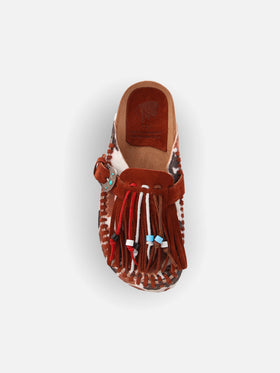 Caribe sandals in cavallino muccato | TAJI SPECIAL EDITION