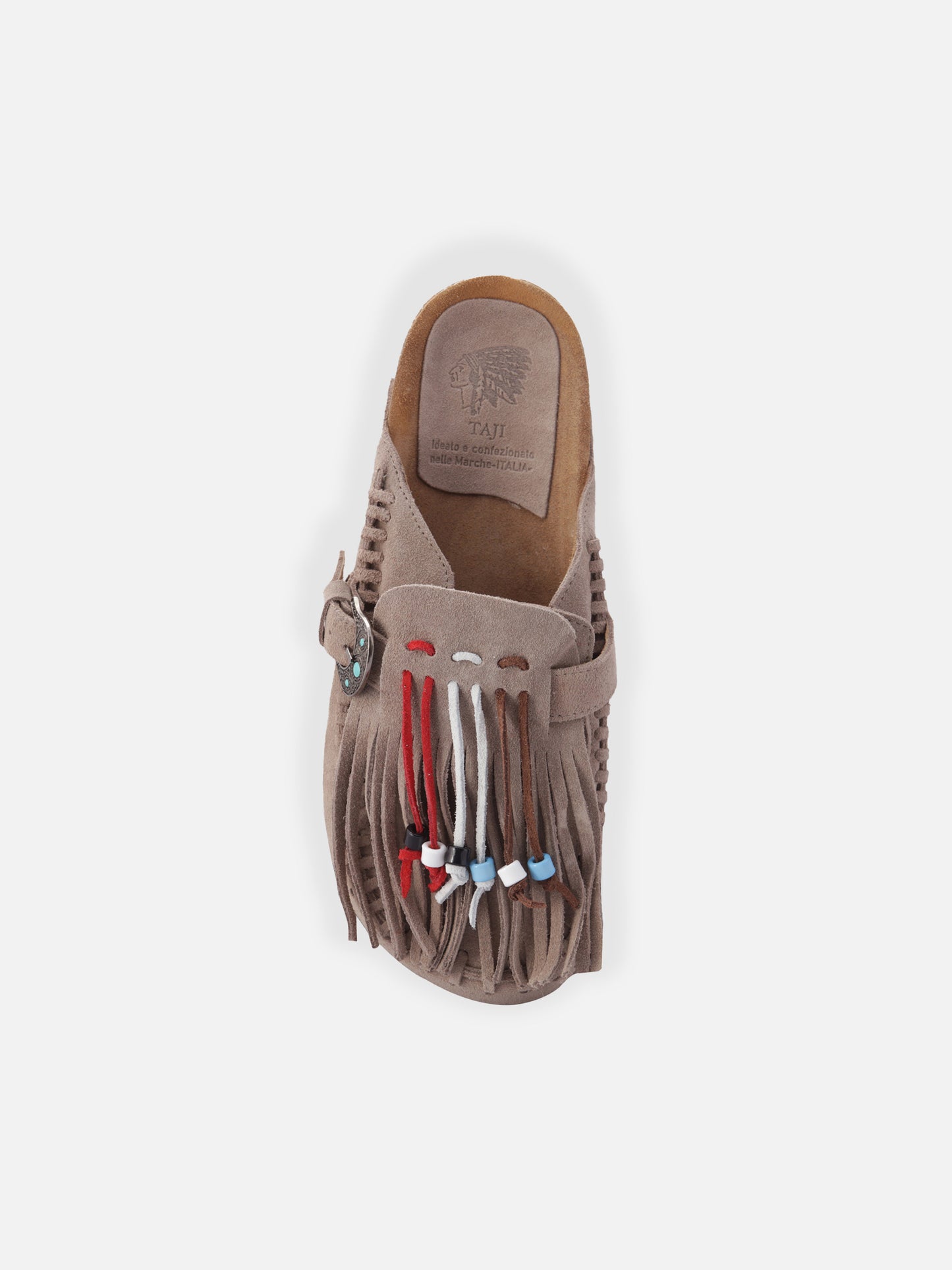Caribe sandals in suede beige | TAJI SPECIAL EDITION