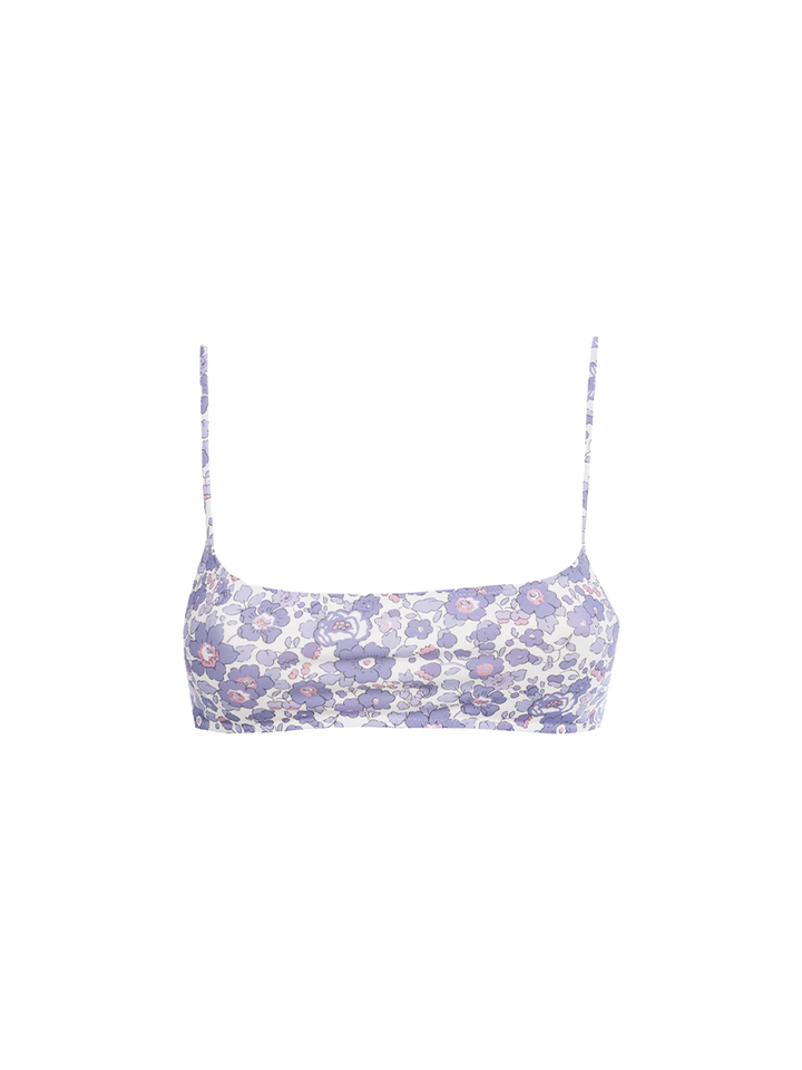 Top da spiaggia a bralette da donna Betsy Sadie| REALIZZATO CON TESSUTO LIBERTY