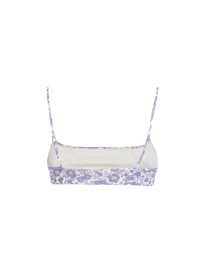 Top da spiaggia a bralette da donna Betsy Sadie| REALIZZATO CON TESSUTO LIBERTY