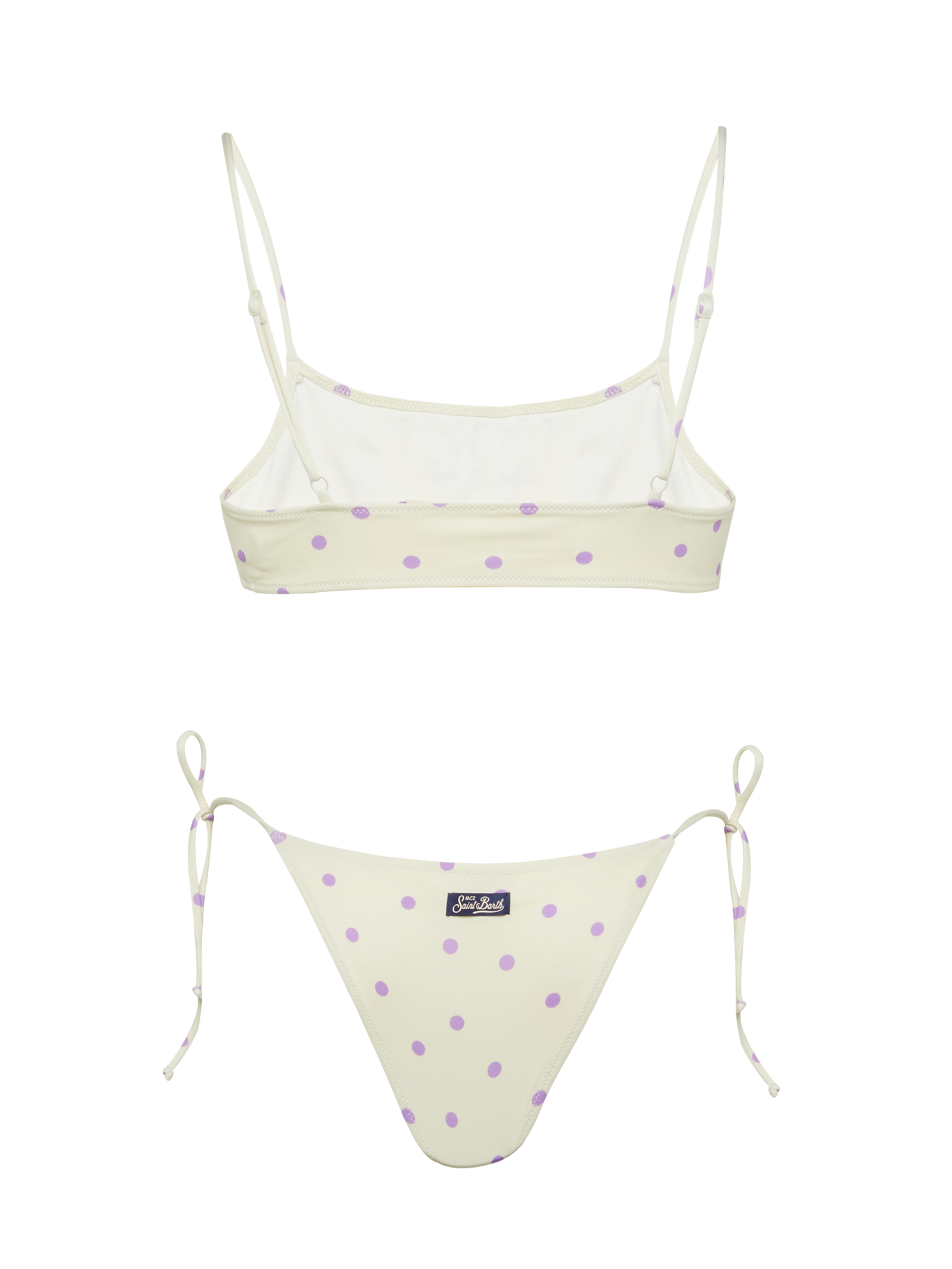 Bralette bikini Sadie Marielle with polka dots print