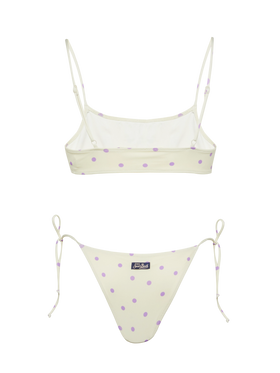 Bralette bikini Sadie Marielle with polka dots print