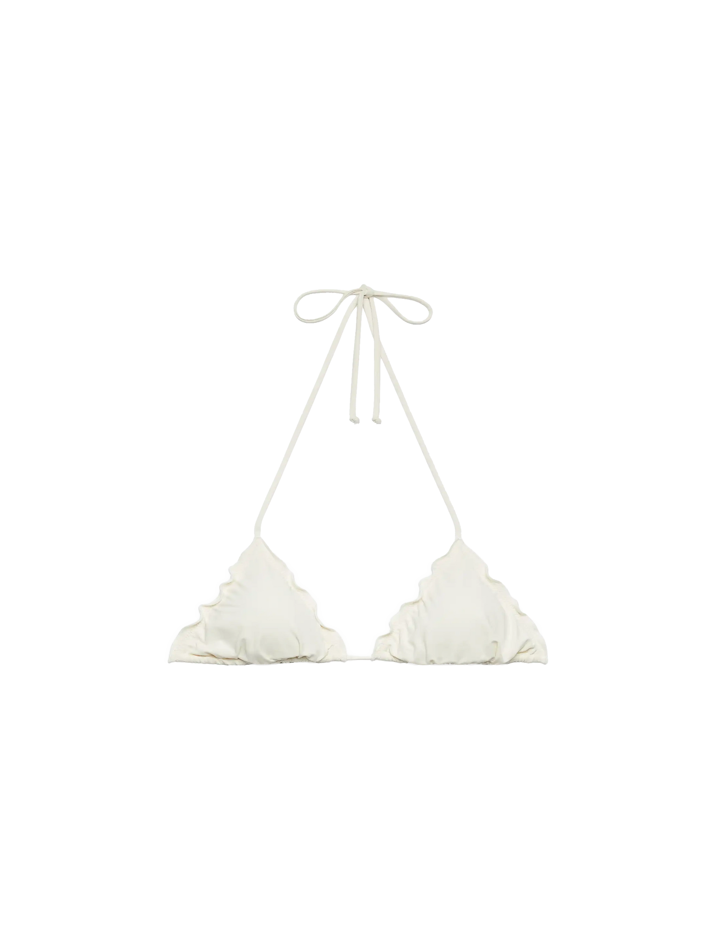 Sagittarius top triangolo classico color crema