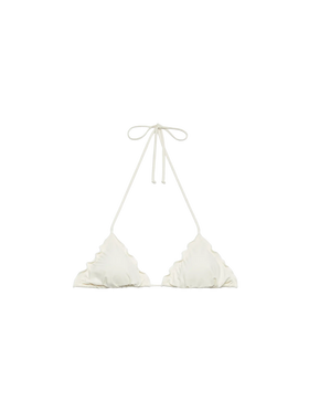 Sagittarius top triangolo classico color crema