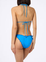 Bikini a triangolo classico bluette da donna Sagittarius Moon