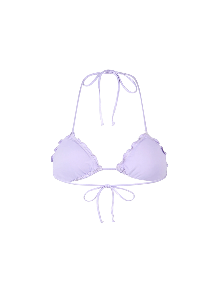 Damen Lamina Lila Dreieck Strandtop Schütze