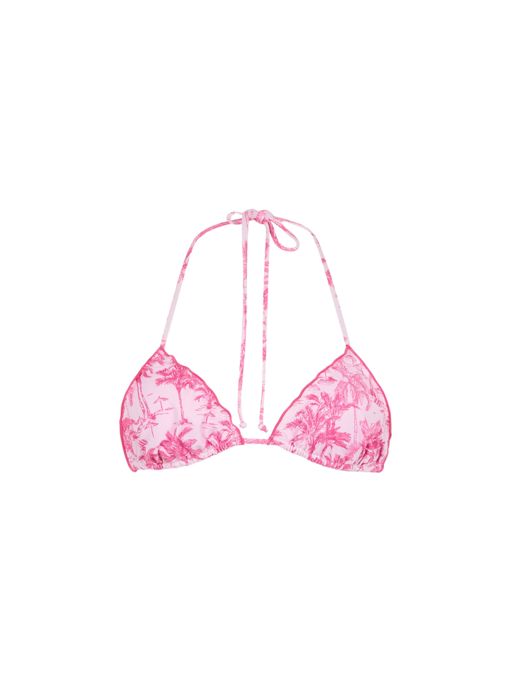Klassisches Triangel-Strandoberteil von Toile de Jouy für Damen, Schütze