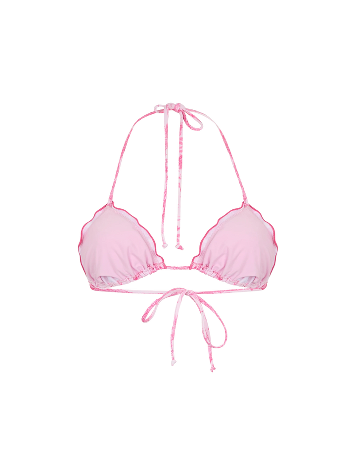Klassisches Triangel-Strandoberteil von Toile de Jouy für Damen, Schütze