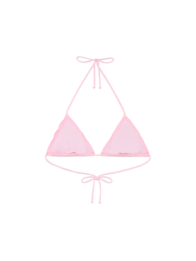 Sagittarius classic pink  Sangallo lace triangle top