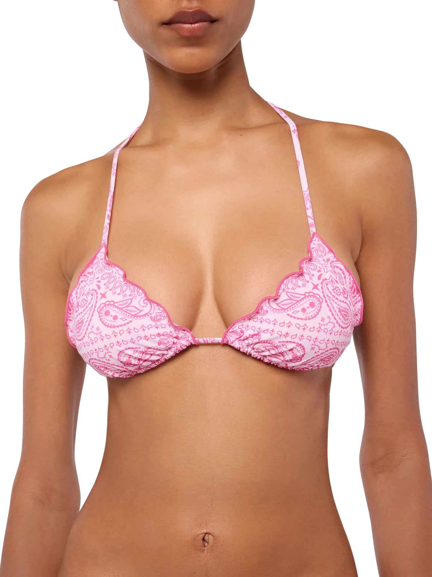 Classic triangle bikini Sagittarius Miami with bandanna print - MC2 Saint Barth