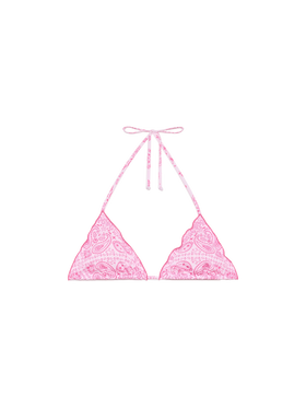 Sagittarius top triangolo classico con stampa bandana