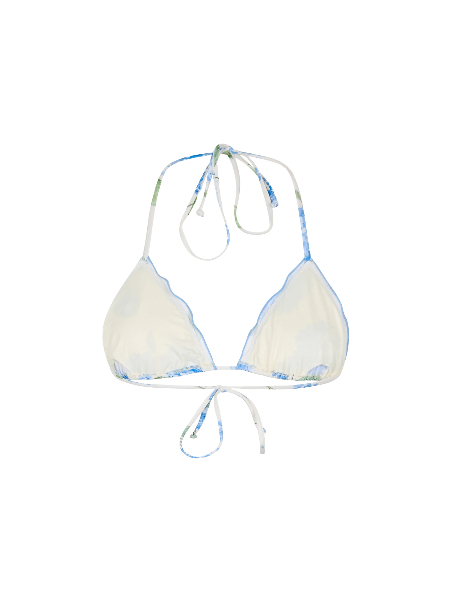 Top da spiaggia donna classico a triangolo floreale Sagittario
