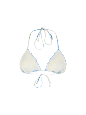 Top da spiaggia donna classico a triangolo floreale Sagittario