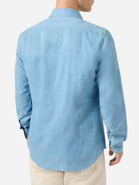 Seefeld chambray shirt with classic collar
