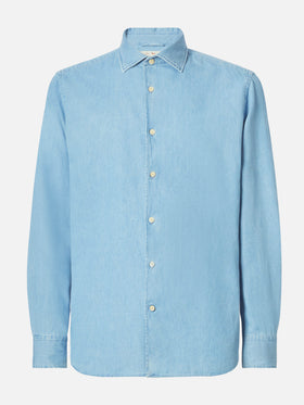 Seefeld chambray shirt with classic collar