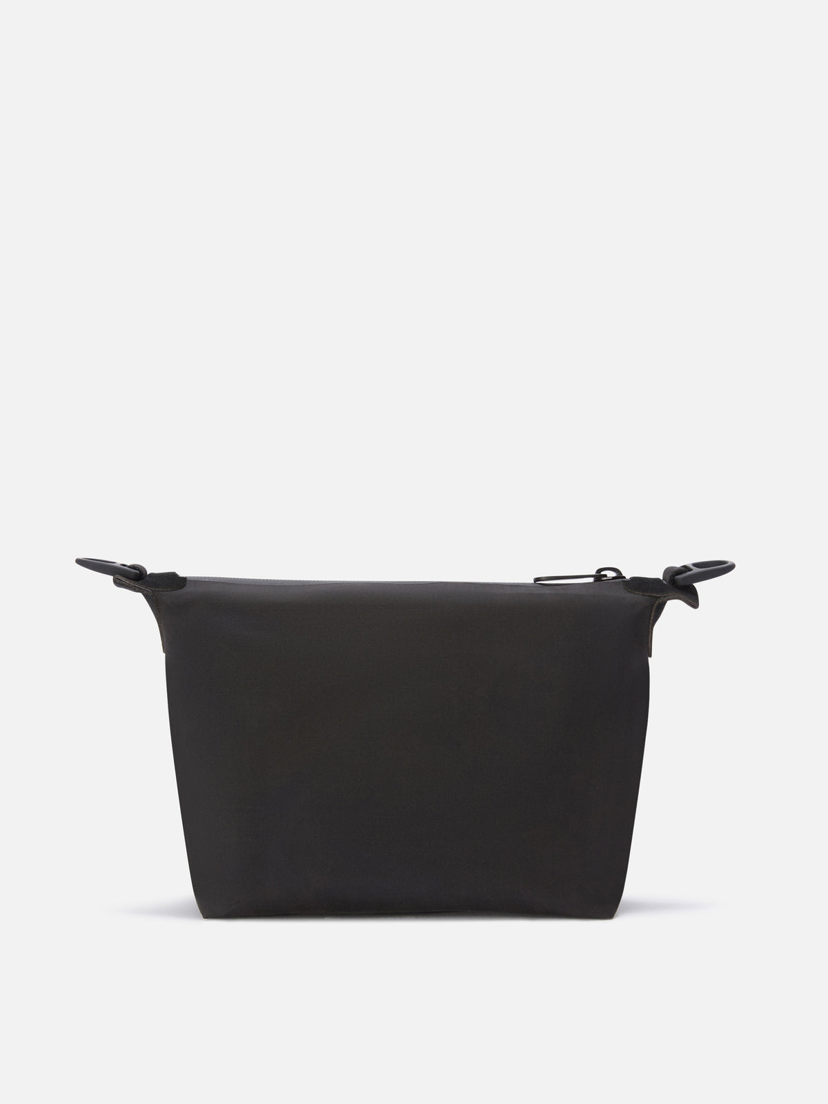 Black Seamless waxed pouch
