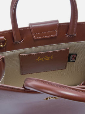 Shop Bag Midi brown leather bag