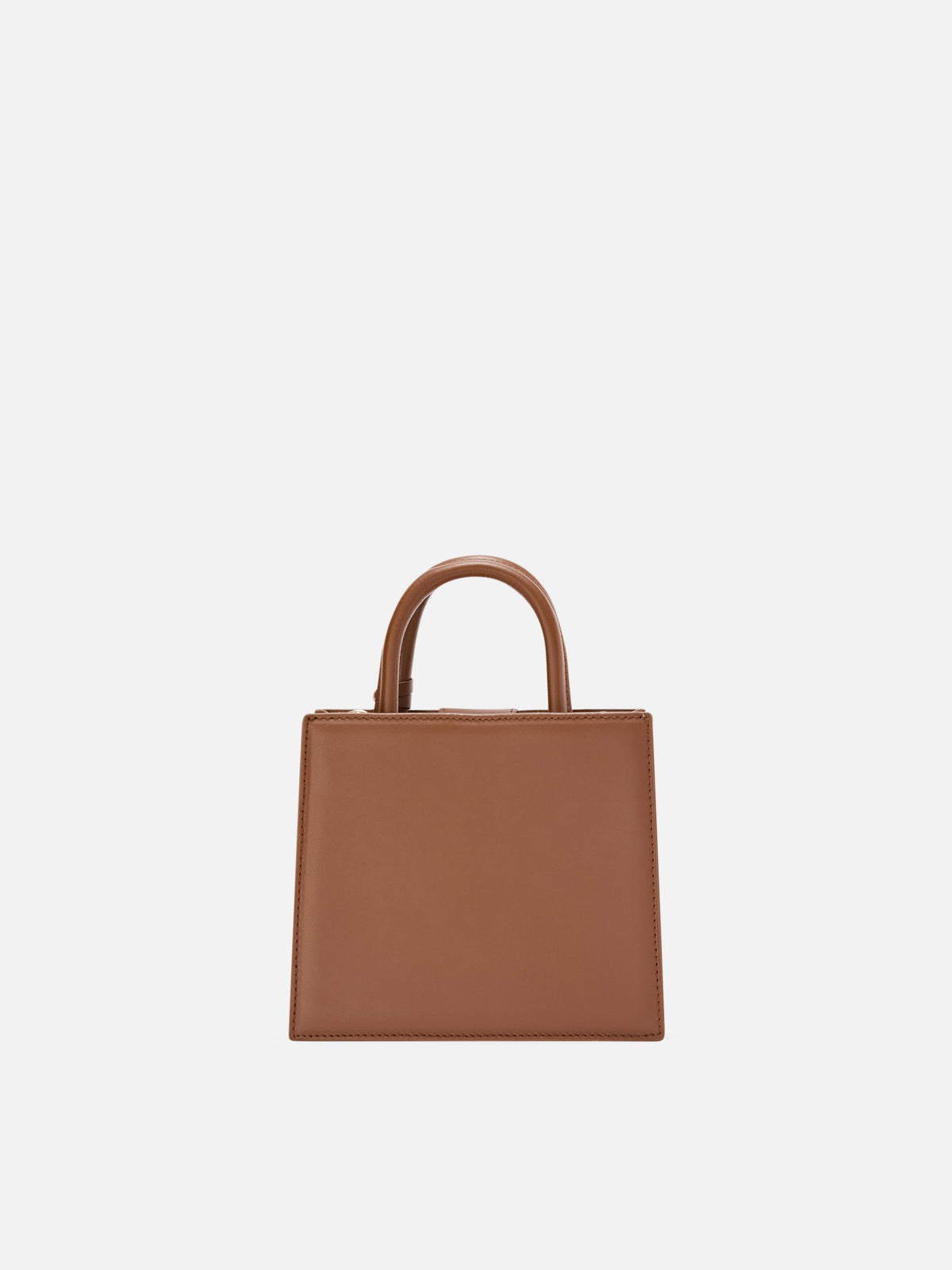 Mini cabas Brown en cuir avec lettrage logo 