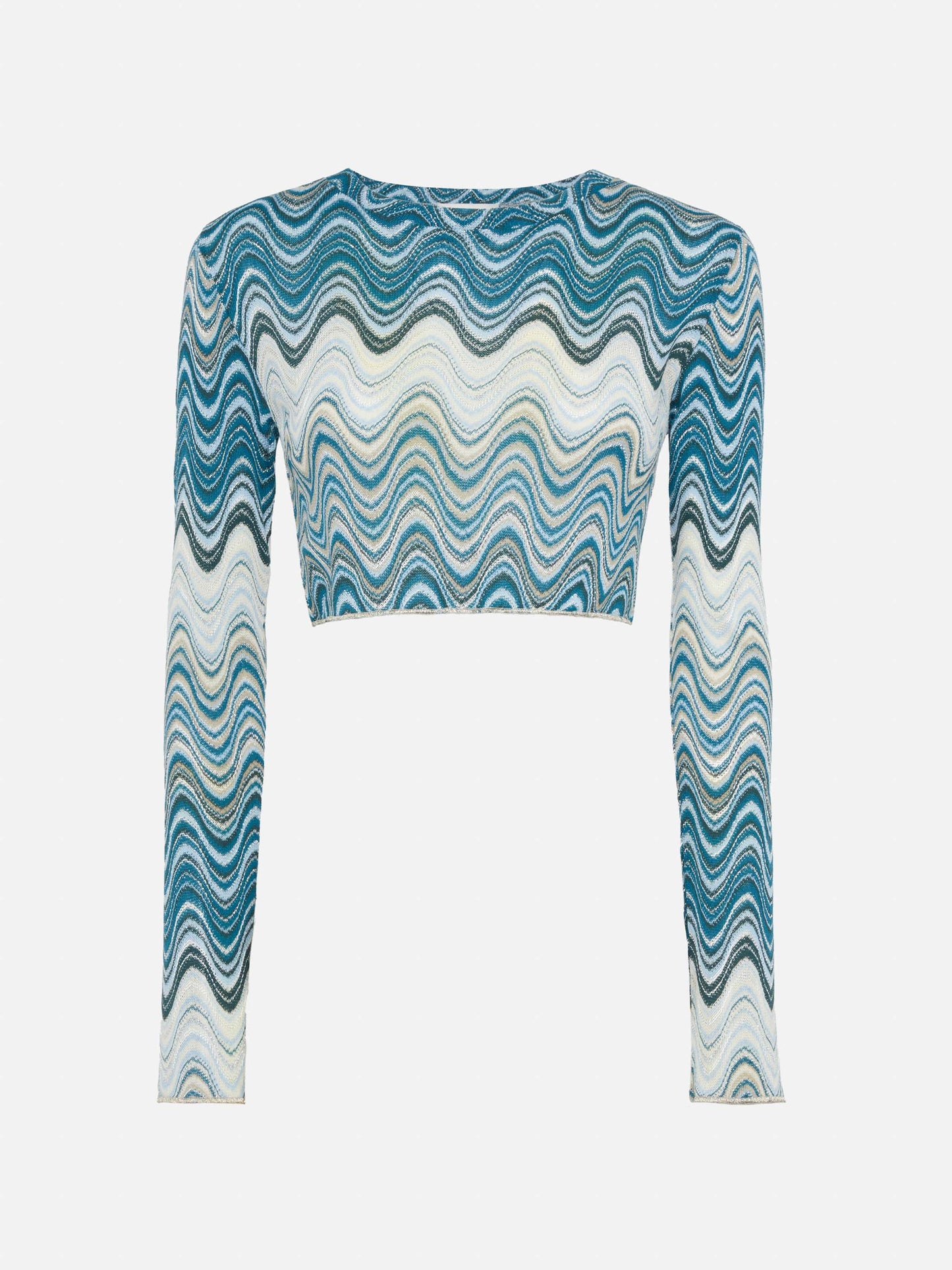 Siviglia kurzes T-Shirt aus Raschelstrick